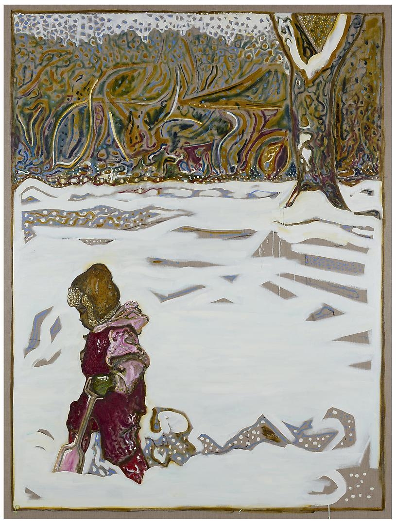 BILLY CHILDISH Girl in Snow with Tree (Scout) (Version X), 2012