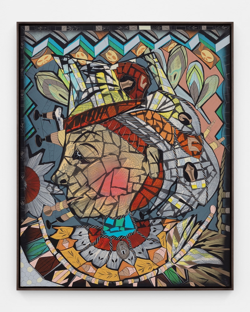 LARI PITTMAN, Translucent: Inside of the Egg with Stained Glass Windows 4, 2021