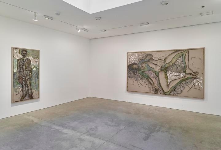 Billy Childish: flowers, nudes and birch trees: New Paintings 2015 Installation view 4