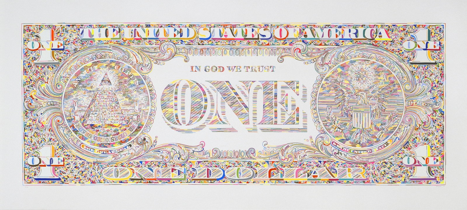 TOM FRIEDMAN, Untitled (dollar bill back), 2011