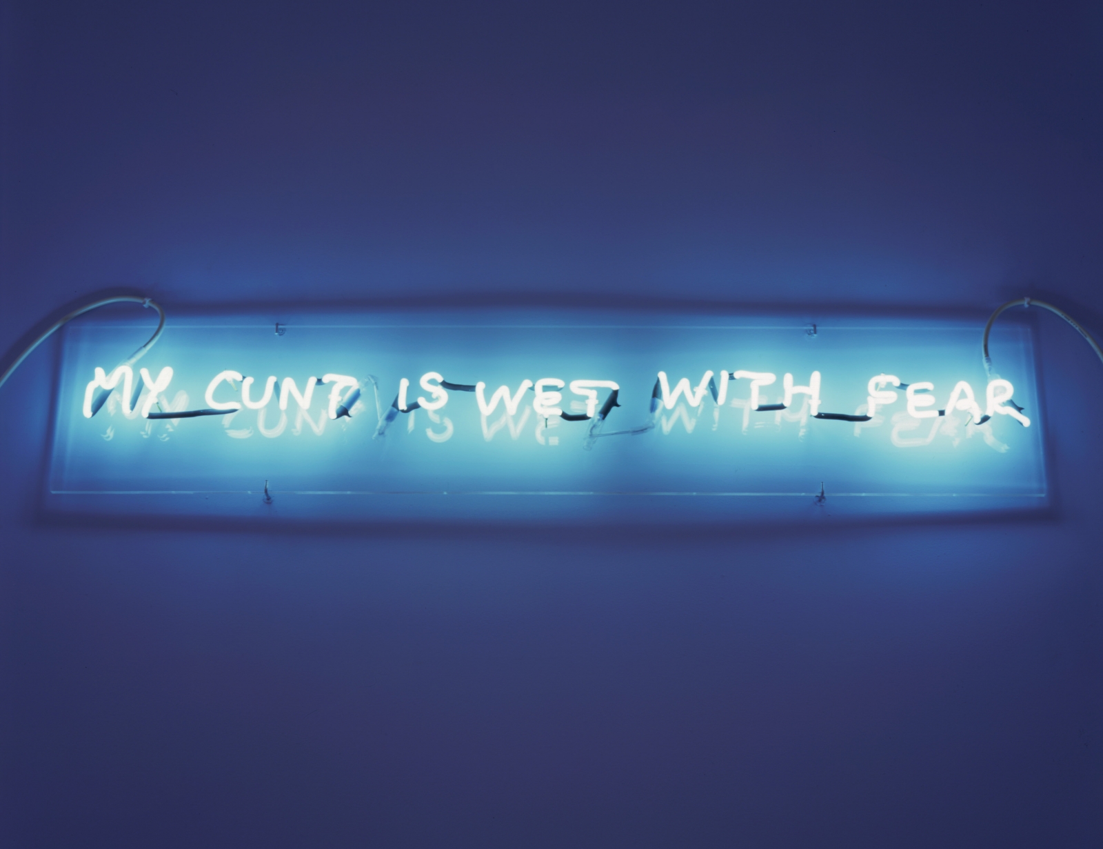 TRACEY EMIN, My Cunt is Wet With Fear, 1998