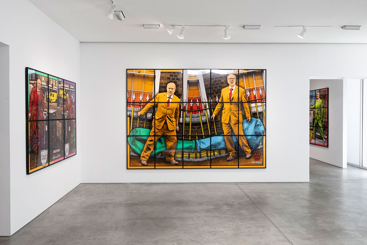 Gilbert &amp;amp; George:&nbsp;NEW NORMAL PICTURES, Installation view, New York