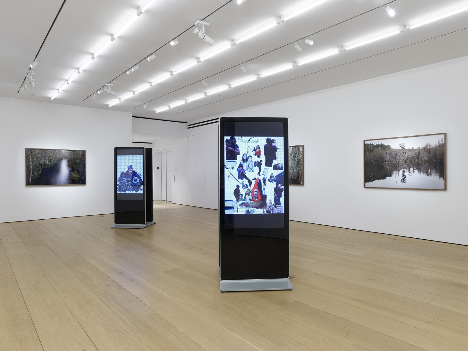 First installation view of the exhibition Catherine Opie: Rhetorical Landscapes at Lehmann Maupin New York