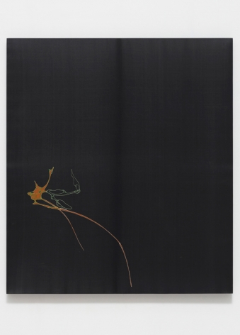 LEE BUL, Untitled (Silk Painting - Black), ca. 2002-2004