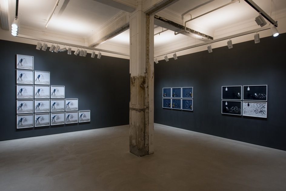ROBIN RHODE, having been there, Installation view